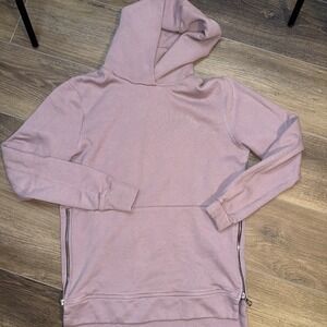 John Elliott Hoodie Mens XS Purple Villain Pullover Side Zipper Sweatshirt USA